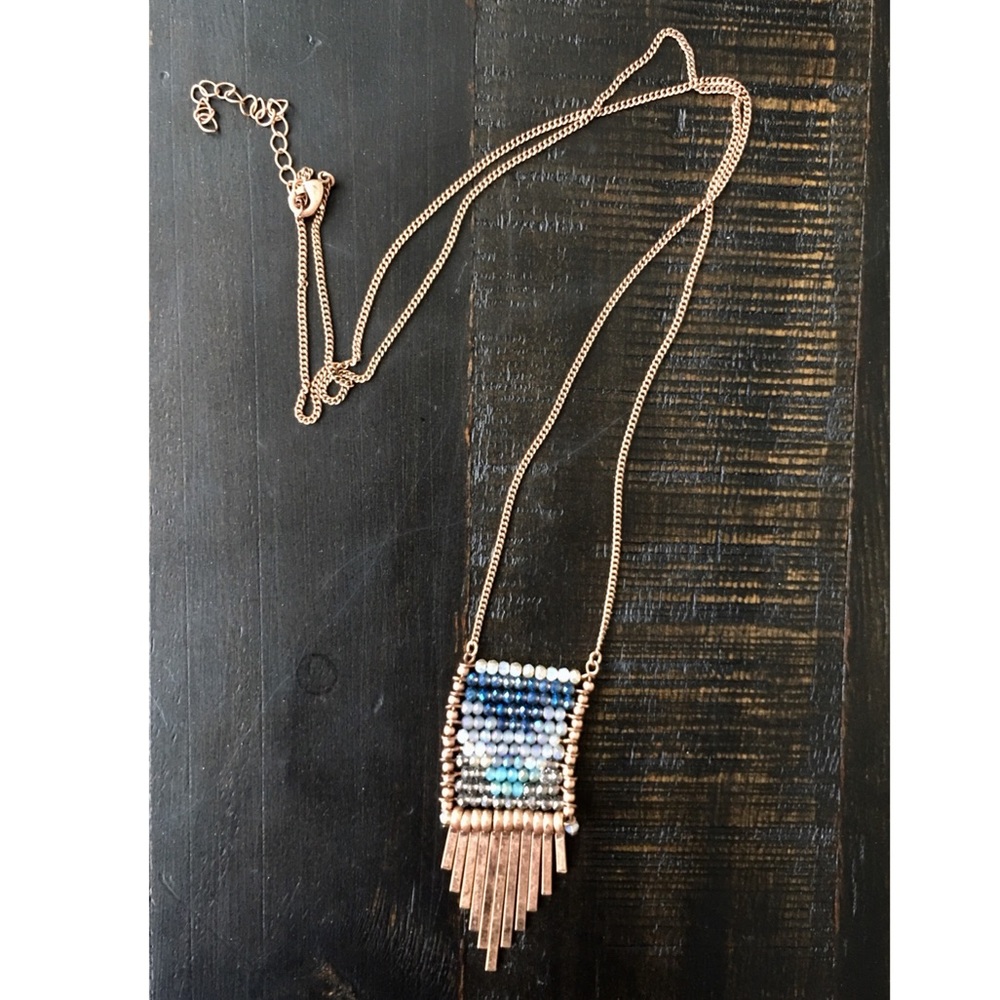 ⭐️2/$9⭐️ Maurices Long Rustic Rose Gold Necklace